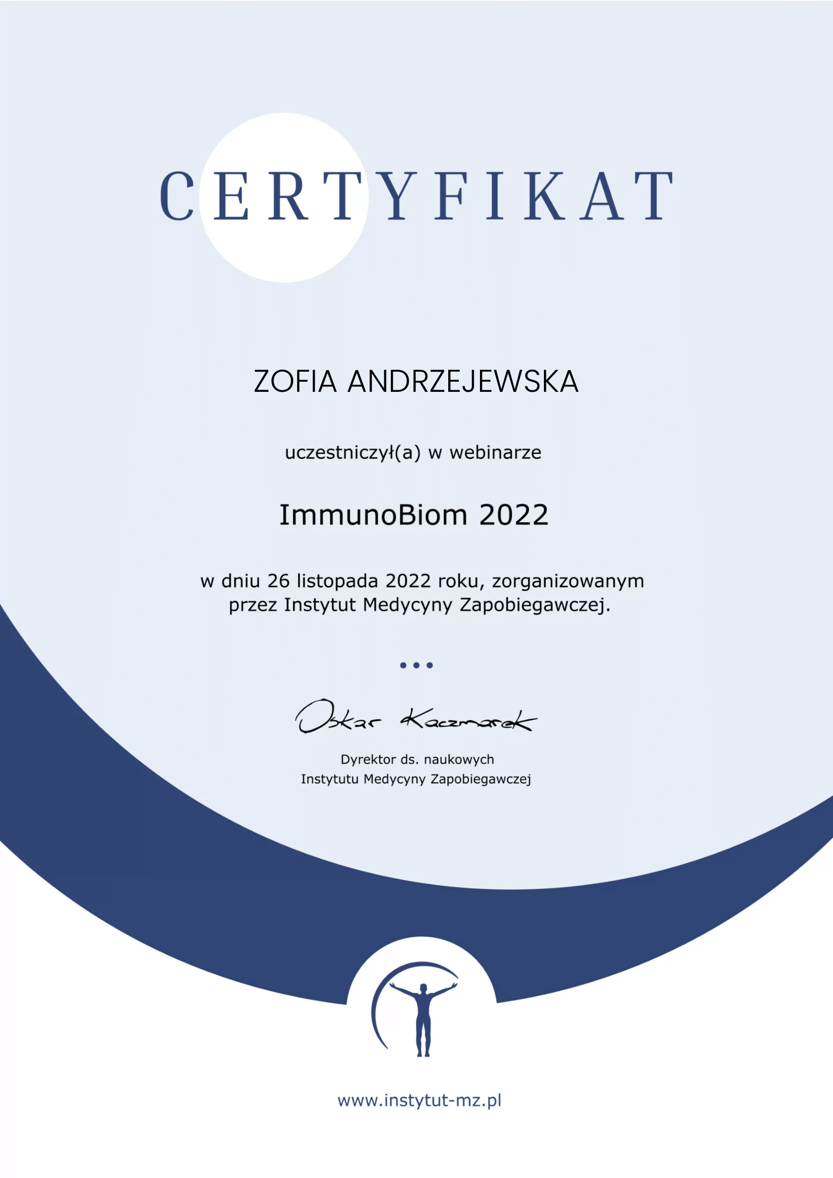certyfikat