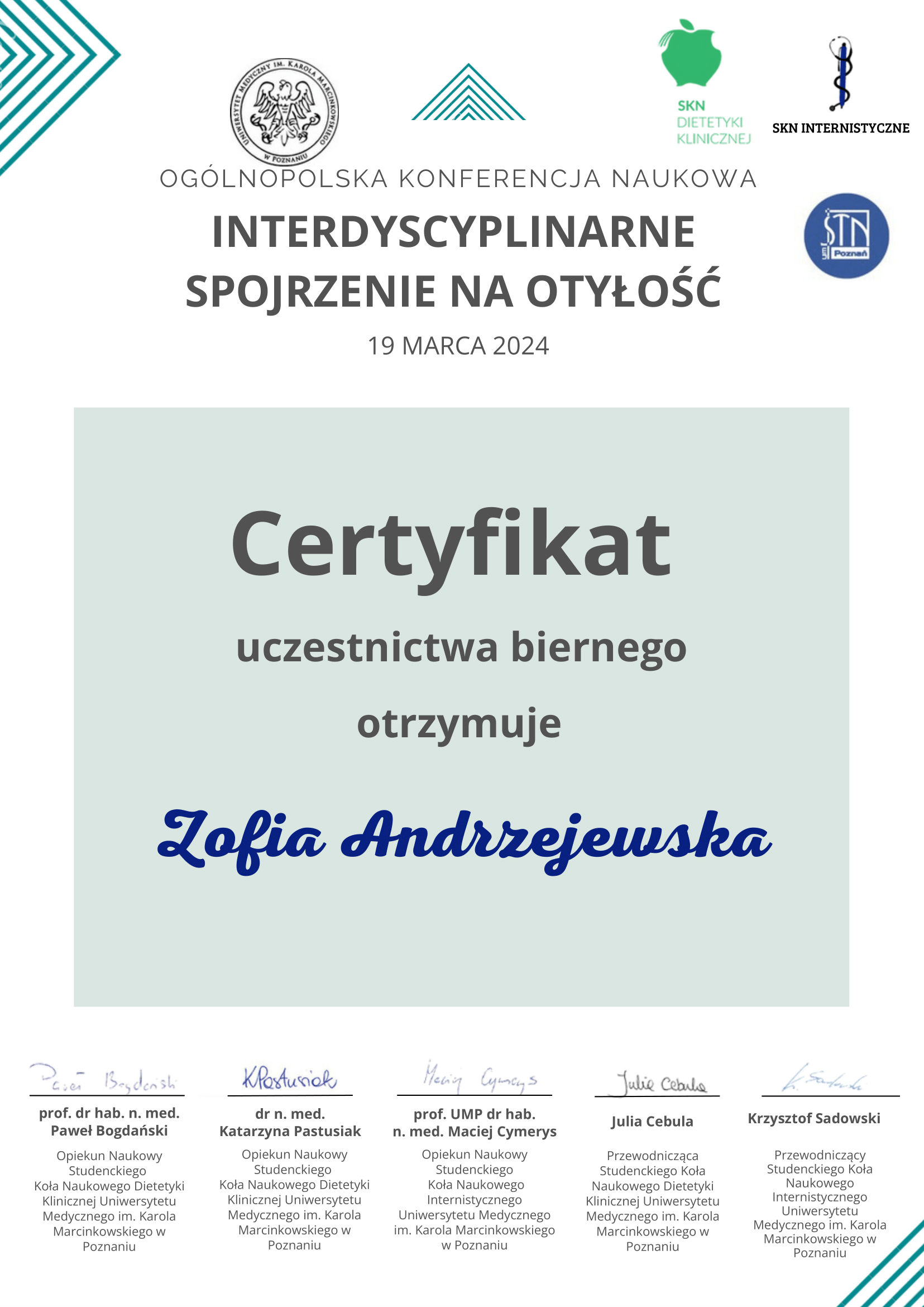 certyfikat