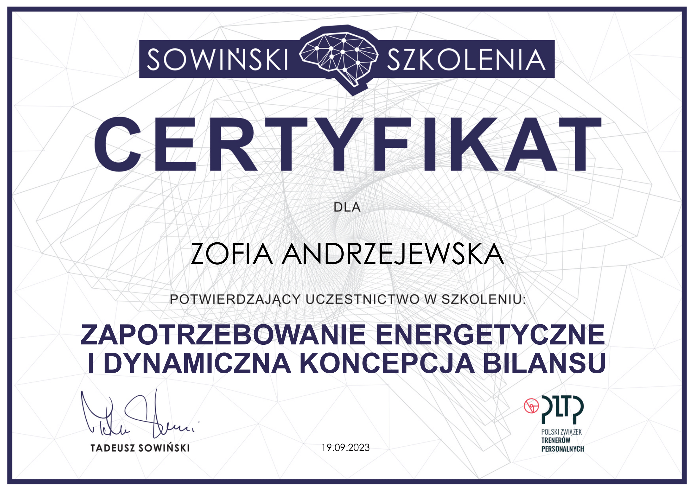 certyfikat